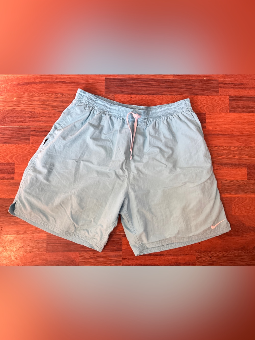 Nike Men’s Light Blue Swim Trunks